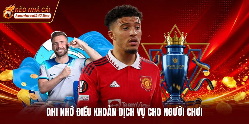 Ghi nhớ điều khoản dịch vụ cho người chơi
