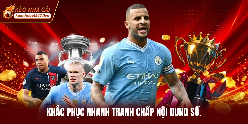 Khắc phục nhanh tranh chấp nội dung số