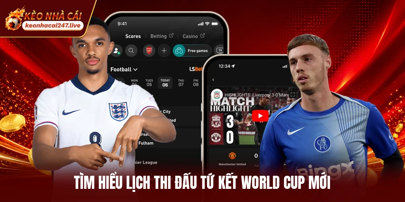 Tìm hiểu lịch thi đấu tứ kết world cup mới