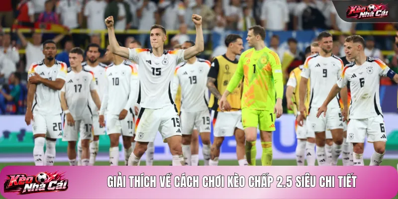 Giải thích về cách chơi kèo chấp 2.5 siêu chi tiết