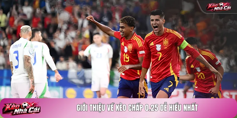 Giới thiệu về kèo chấp 0.25 dễ hiểu nhất